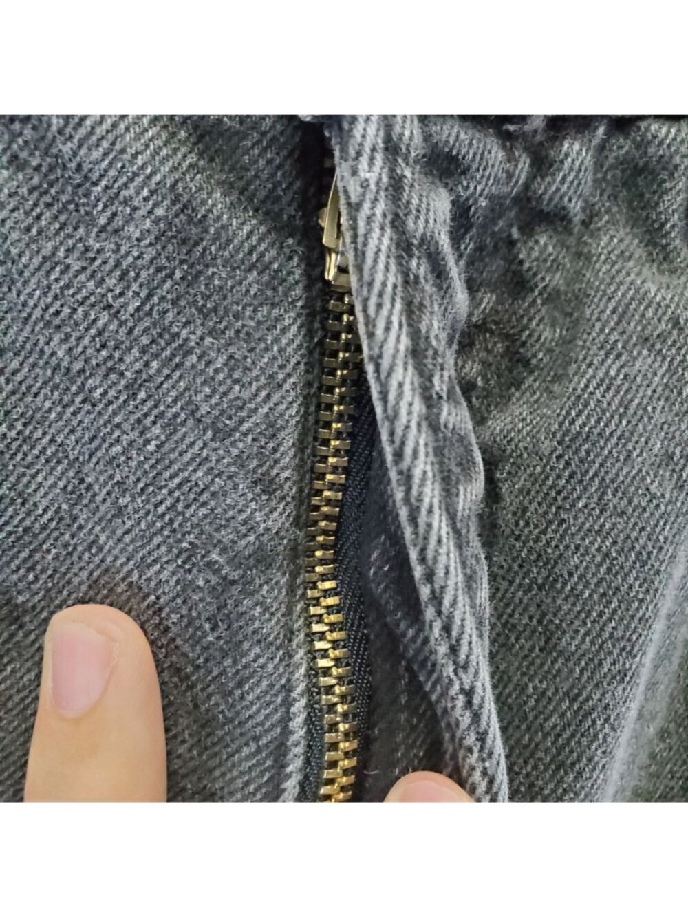 Eddie Bauer Jeans Womens Size 10 Black Denim Straight Relaxed Fit USA *Read* - Picture 12 of 15